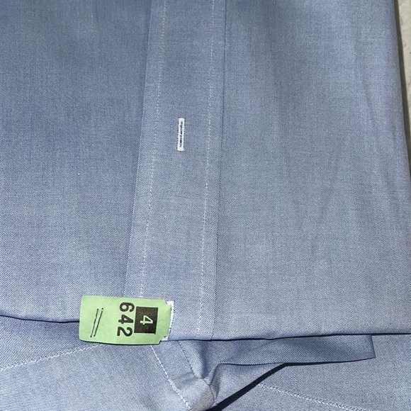 Vtg Brooks Brothers Makers 16.5-4 light blue long sleeve shirt White Collar Rare - Picture 7 of 7